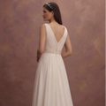 Chiffon Empire Wedding Dresses with Romantic Flow