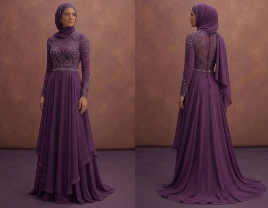 Chiffon Muslim Prom Dresses – Lightweight & Flowing Looks