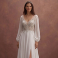 Chiffon Wedding Dresses with Flowing Silhouettes