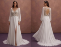 Chiffon Wedding Dresses with Flowing Silhouettes