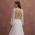Chiffon Wedding Dresses with Flowing Silhouettes