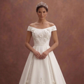 Classic Bridal Gowns with Cathedral Train Elegance