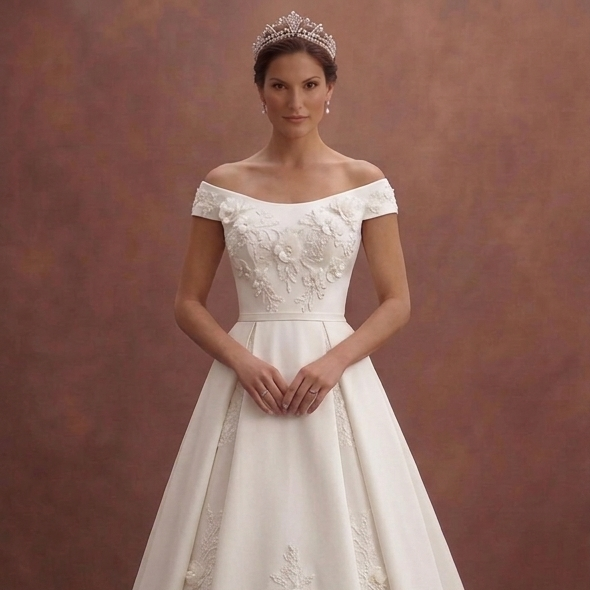 Classic Bridal Gowns with Cathedral Train Elegance