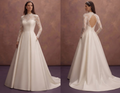 Classic Bridal Gowns with Elegant Lace and Satin Details