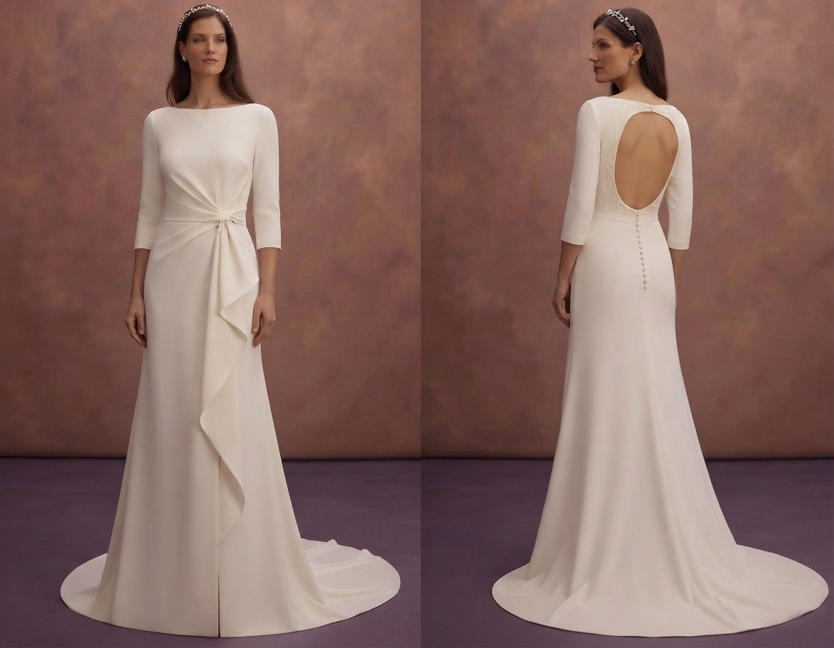 Contemporary Bridal Dresses with Minimalist Elegance
