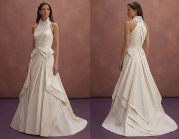 Contemporary Wedding Dresses with Architectural Silhouettes