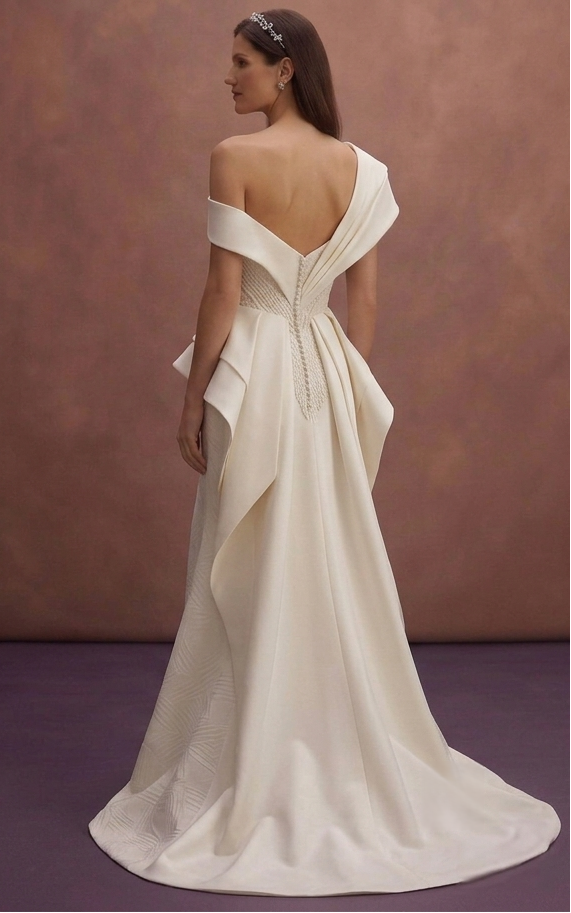 Contemporary Wedding Dresses with Sculpted Silhouettes