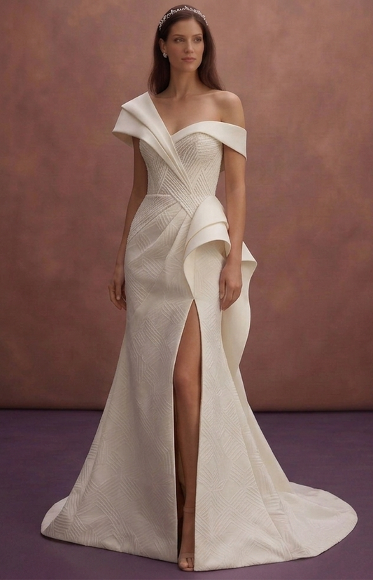 Contemporary Wedding Dresses with Sculpted Silhouettes