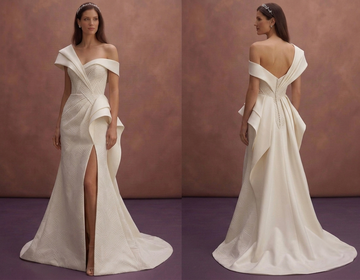 Contemporary Wedding Dresses with Sculpted Silhouettes