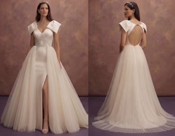 Convertible Wedding Dresses with Two Looks in One