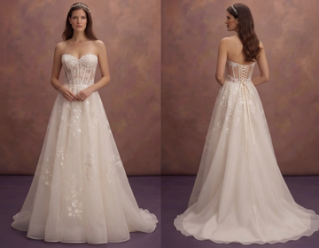 Corset Bodice Wedding Dresses with Romantic Structure