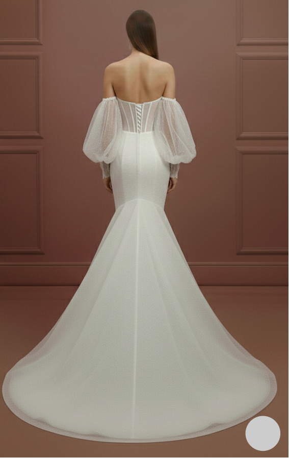 Corset Sleeve Wedding Dress Victorian Long Inspired Lace Gown