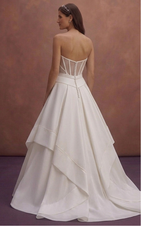 Corset Wedding Dresses with Structured Silhouettes