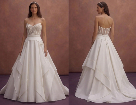 Corset Wedding Dresses with Structured Silhouettes