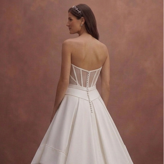 Corset Wedding Dresses with Structured Silhouettes