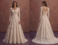 Cotton Lace Wedding Dresses with Vintage Style