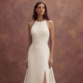 Court Train Wedding Dresses with Modern Sophistication