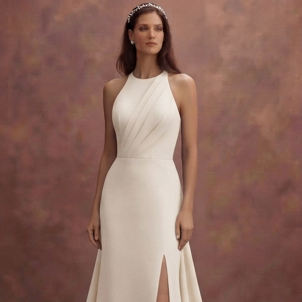 Court Train Wedding Dresses with Modern Sophistication
