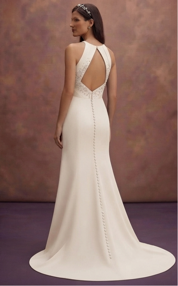 Court Train Wedding Dresses with Modern Sophistication