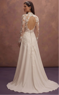 Couture Wedding Dresses with Handcrafted Lace Appliqués