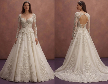 Couture Wedding Dresses with Intricate Hand Embroidery
