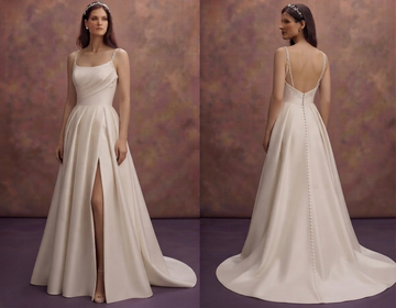 Couture Wedding Dresses with Premium Italian Silk Fabrics