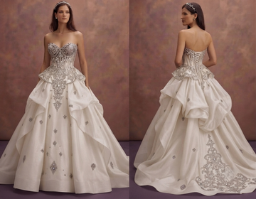 Crystal Corset Wedding Dresses with Couture Appeal