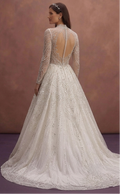 Crystal Embellished Wedding Dresses with Elegant Shine