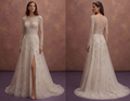 Crystal Embroidered Wedding Dresses with Luxury Sparkle