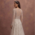 Crystal Embroidered Wedding Dresses with Luxury Sparkle