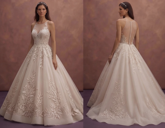 Custom Made Dress Halter neckline