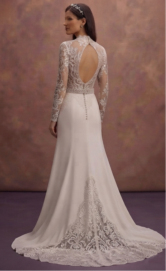 Designer Bridal Gowns with Premium Lace Fabrics
