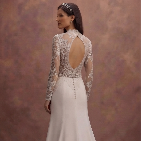 Designer Bridal Gowns with Premium Lace Fabrics