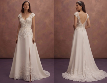 Designer Couture Wedding Dresses with Handmade Details