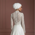 Designer Inspired Hijab Wedding Dress Luxury Modest Bridal Muslim