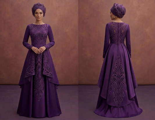 Designer Muslim Prom Dresses with Modern Modest Cuts