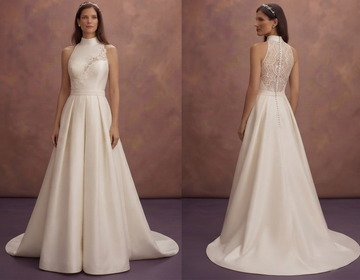 Designer Wedding Dresses with Exclusive Italian Fabrics