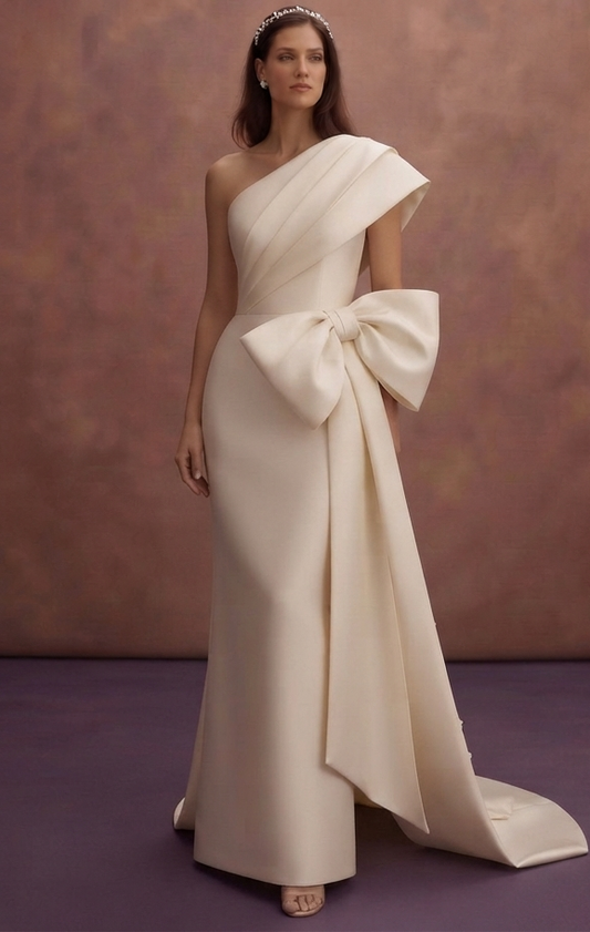 Detachable Bow Wedding Dresses with Statement Style