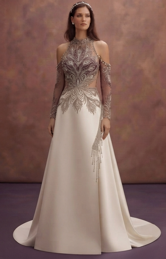 Detachable Sleeve Wedding Dresses with Versatile Style