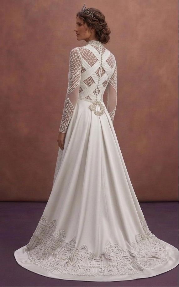 Detachable Train Wedding Dresses with Elegant Flexibility