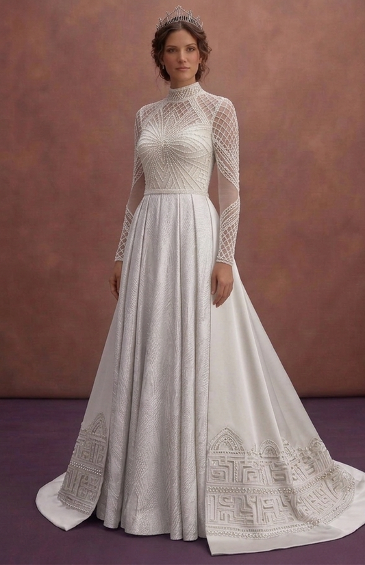Detachable Train Wedding Dresses with Elegant Flexibility