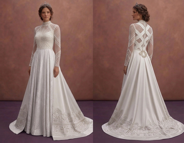 Detachable Train Wedding Dresses with Elegant Flexibility