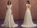 Draped Satin Wedding Dresses with Luxurious Appeal
