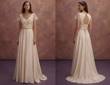 Eco-Conscious Silk Wedding Dresses with Sustainable Design