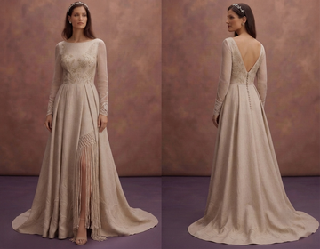 Eco-Friendly Linen Wedding Dresses with Sustainable Style
