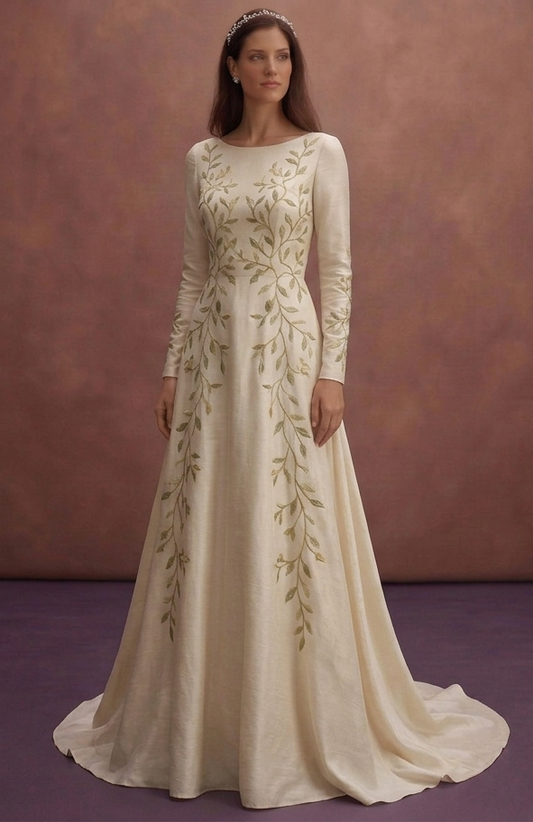 Eco-Friendly Wedding Dresses in Organic Silk Fabrics