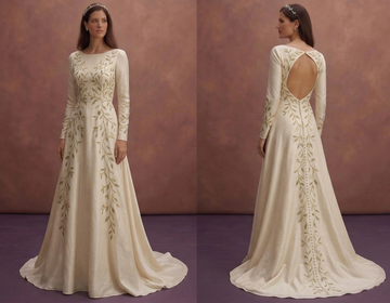 Eco-Friendly Wedding Dresses in Organic Silk Fabrics