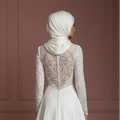 Elegant Hijab Wedding Dress Modest Islamic Bridal Style Muslim