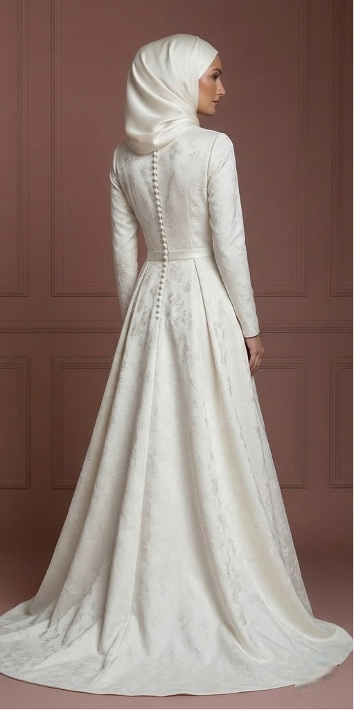 Elegant Hijab Wedding Dress Timeless Bridal Style Muslim