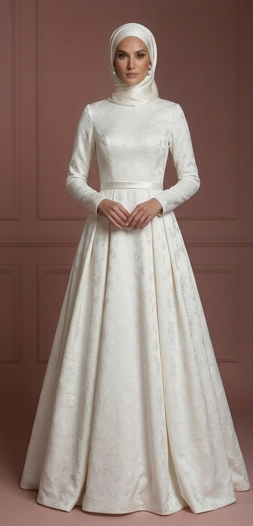 Elegant Hijab Wedding Dress Timeless Bridal Style Muslim
